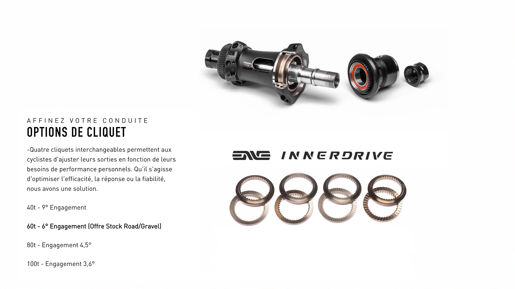 Enve M6 moyeux innerdrive
